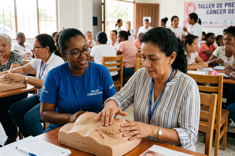 Prevención del Cáncer de Mama: Charlas y Talleres Educativos